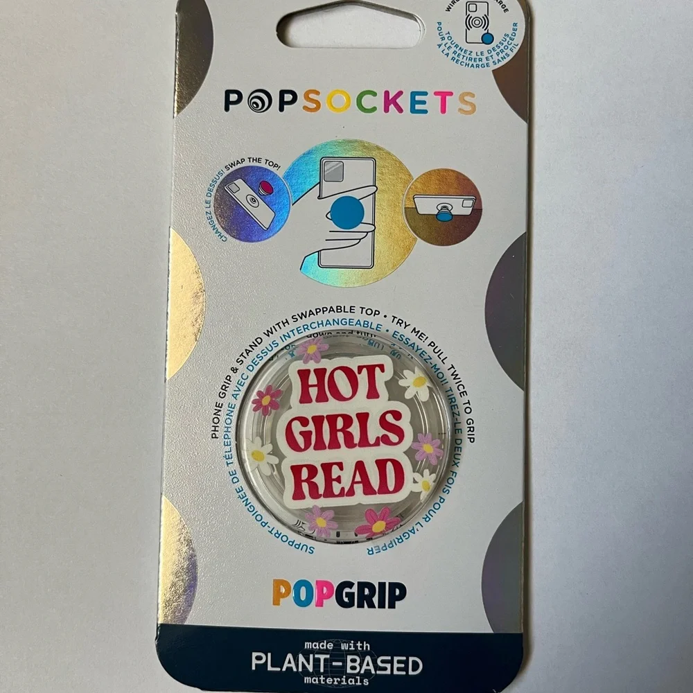PopSocket PopGrip Hot Girls Read - Multicolor